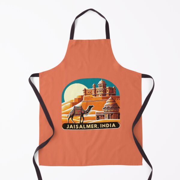 Item preview, Jaisalmer, India – Camel & Desert Fort Scene designed and sold by Myra365Art.