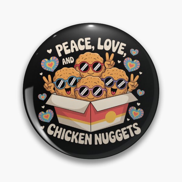 Artikelvorschau, Frieden, Liebe und Nuggets entworfen und verkauft von theartfulaspie.