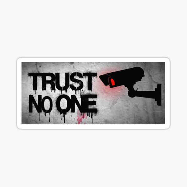 Item preview, Trust No One designed and sold by LitRobot.