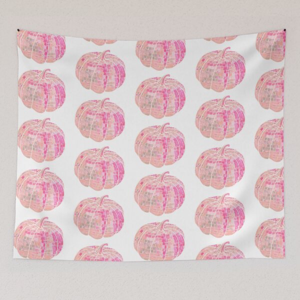 Item preview, Pink Disco Pumpkin White Background designed and sold by Giulia  Palazzo.