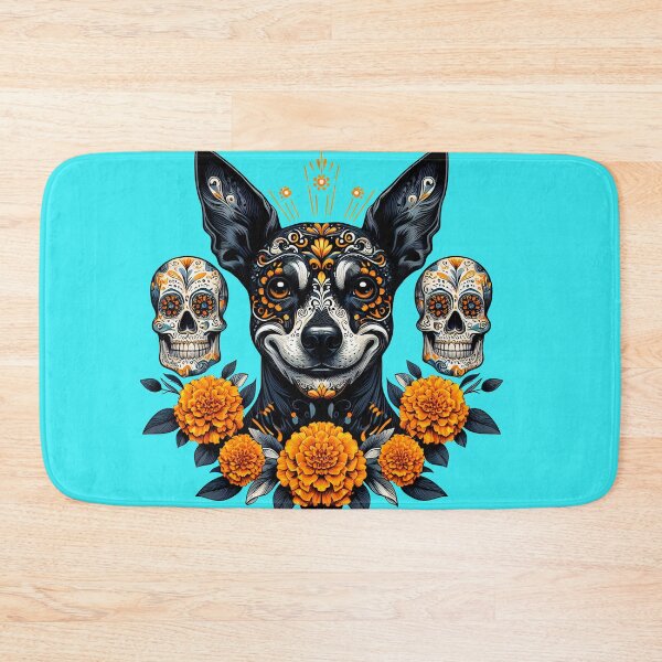 Item preview, Vibrant Xoloitzcuintle Art – Mexican Day of the Dead Dog Illustration designed and sold by  Ojo de Lilith.