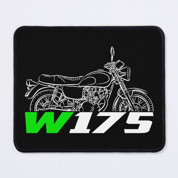 Artikelvorschau, Kawasaki W175 2017-2024 für Biker, Motorrad entworfen und verkauft von ThrottleArts.