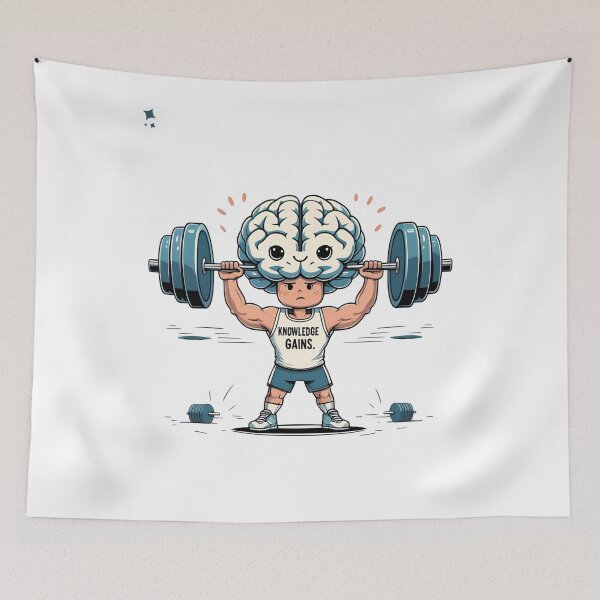Item preview, Brain Power Lifting Shirt designed and sold by TheTeeSpark.