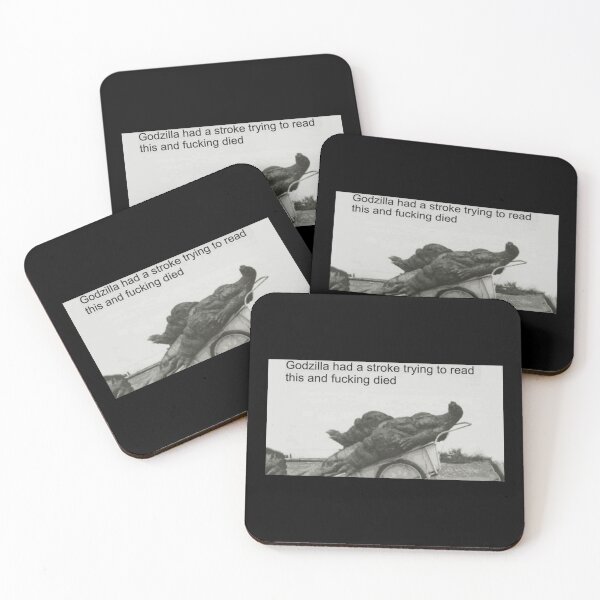 Item preview, Godzilla trying to read designed and sold by Porkroll Egg & Cheese.
