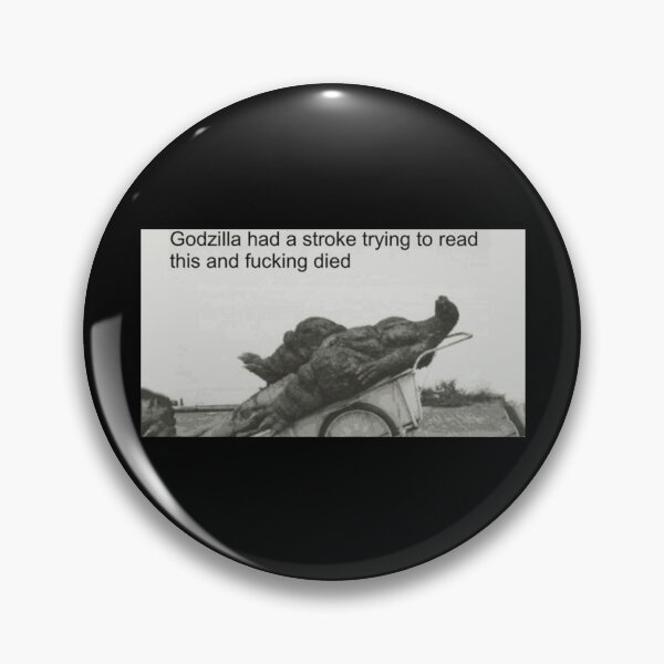 Item preview, Godzilla trying to read designed and sold by Porkroll Egg & Cheese.