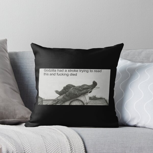 Item preview, Godzilla trying to read designed and sold by Porkroll Egg & Cheese.
