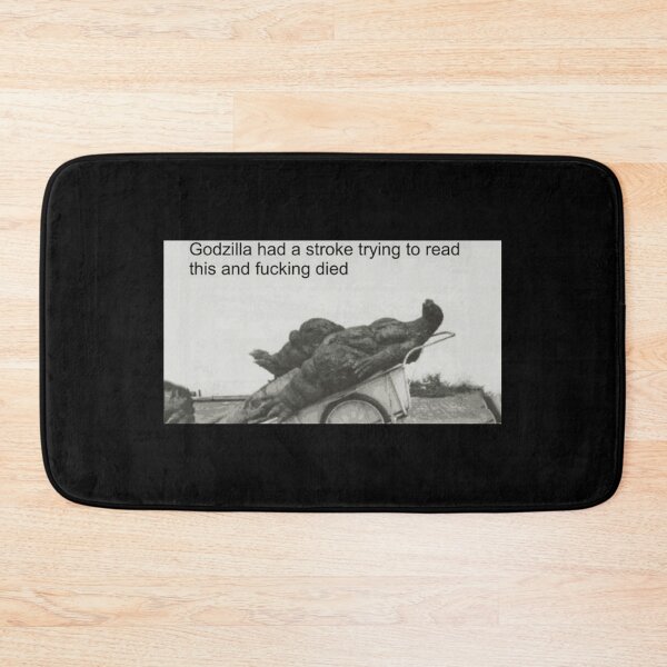 Item preview, Godzilla trying to read designed and sold by Porkroll Egg & Cheese.
