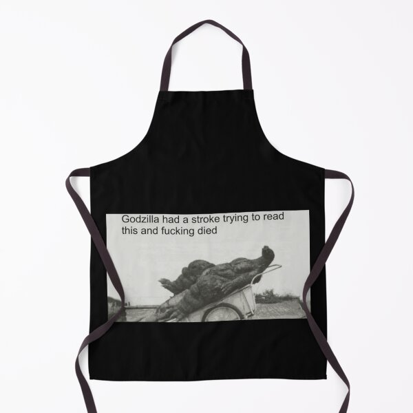 Item preview, Godzilla trying to read designed and sold by Porkroll Egg & Cheese.