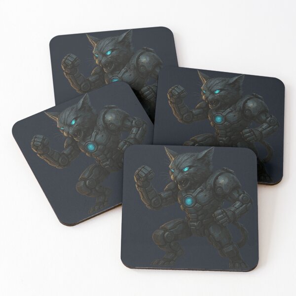 Item preview, Blue Sentinel | MechaMews Strike Unit 07 – Collapse Codex Artifact designed and sold by Taintedstrokes.