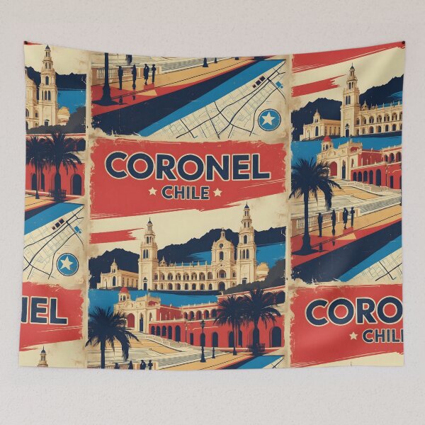 Item preview, Coronel Chile Vintage Travel Tourism designed and sold by TravelersGems.