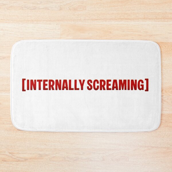 Item preview, [Internally Screaming] in Red designed and sold by Memes N Lore .
