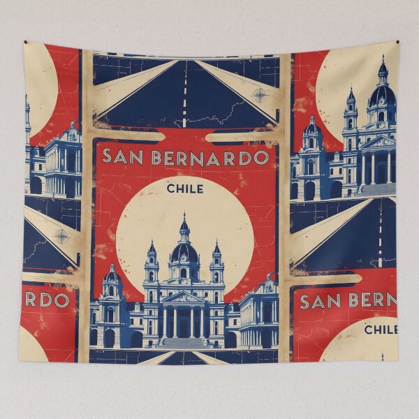 Item preview, San Bernardo Chile Vintage Travel Tourism designed and sold by TravelersGems.