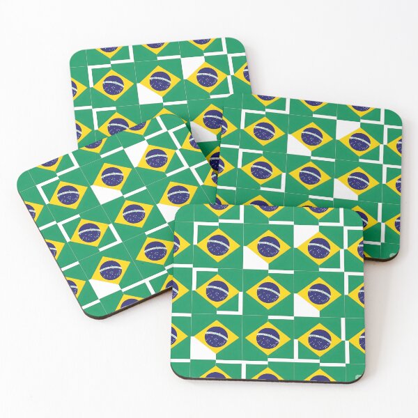 Item preview,  Brazil Flag Pattern | Brazilian Patriot Love | Vibrant Brazil Print designed and sold by AV.
