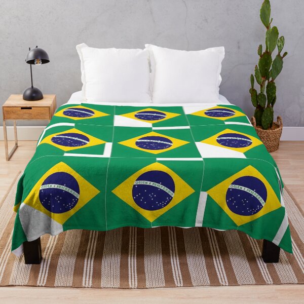 Item preview, Brazil Flag Pattern | Brazilian Patriot Love | Vibrant Brazil Print designed and sold by AV.
