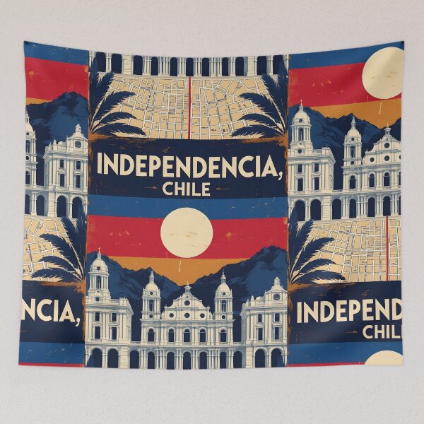 Item preview, Independencia Chile Vintage Travel Tourism designed and sold by TravelersGems.