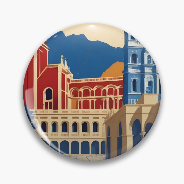 Item preview, Talca Chile Vintage Travel Tourism designed and sold by TravelersGems.