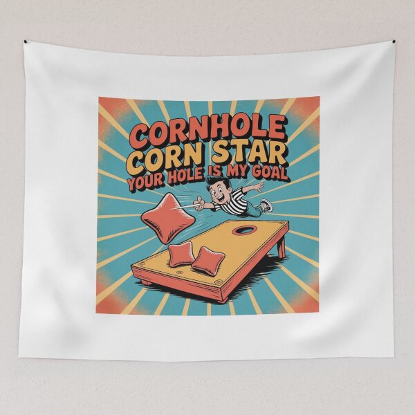 Item preview, Cornhole Corn Star Your Hole Is My Goal Funny Design designed and sold by MagicSD Designs.