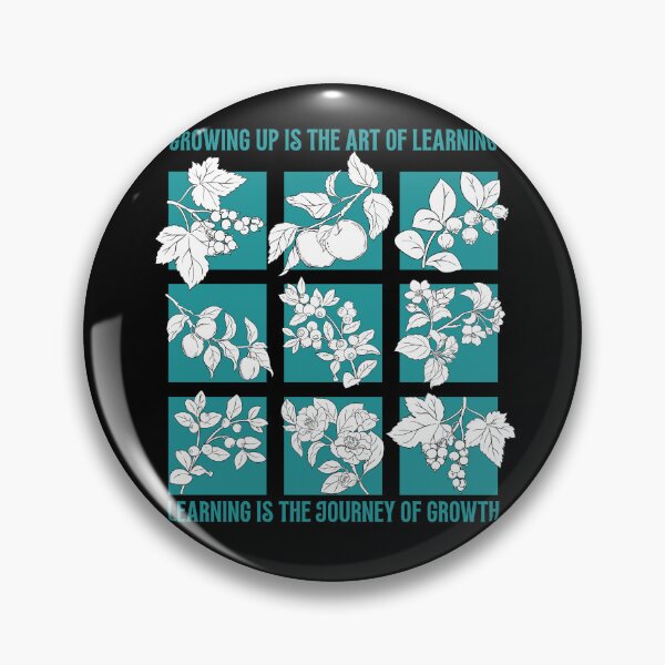 Item preview, Growing Up Is The Art Of Learning. Learning Is The Journey Of Growth designed and sold by The magic  Yellow bus.