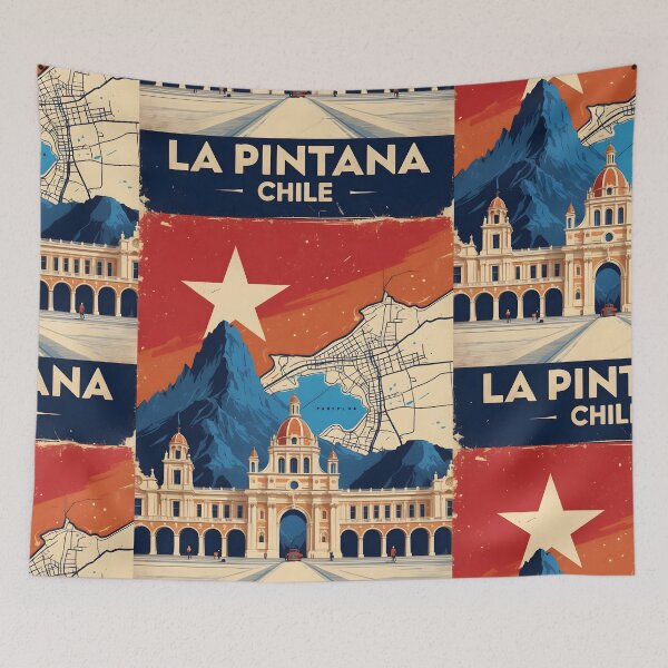 Item preview, La Pintana Chile Vintage Travel Tourism designed and sold by TravelersGems.