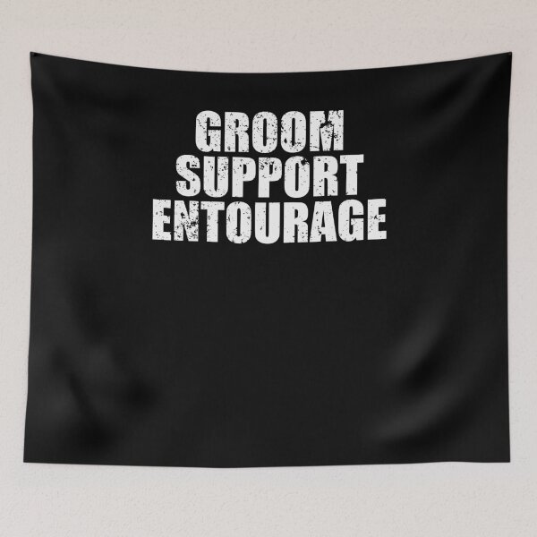 Item preview, Groom Support Entourage Shirt Wedding Apparel Funny Groom Shirt designed and sold by KentuckyGirlTee.