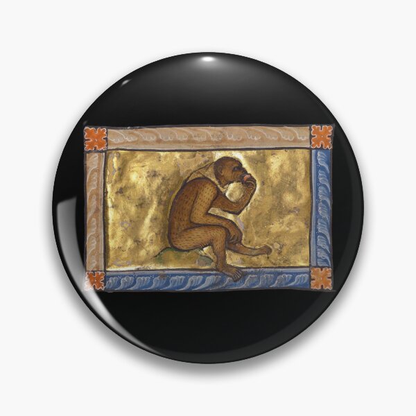 Item preview, Medieval Bestiary Monkey c. 1270 designed and sold by Cat Lady Designs.