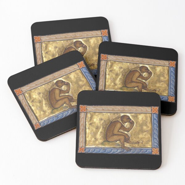 Item preview, Medieval Bestiary Monkey c. 1270 designed and sold by Cat Lady Designs.