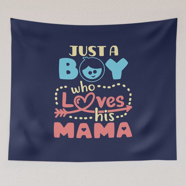 Item preview, Just a Boy Who Loves His Mama designed and sold by jaygo.