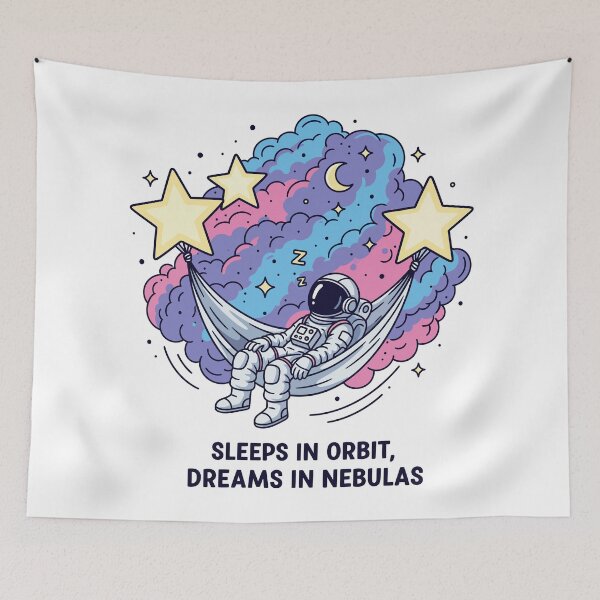 Item preview, Sleeps in orbit, dreams in nebulas designed and sold by Amir Faysal.
