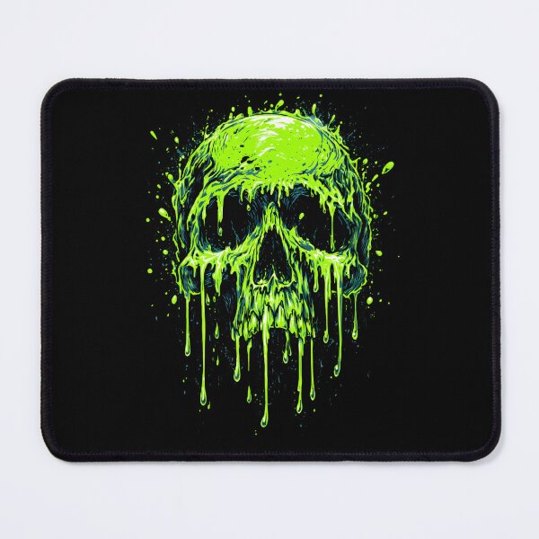 Item preview, Creepy Green Glowing Skull Monster designed and sold by scooterbaby.