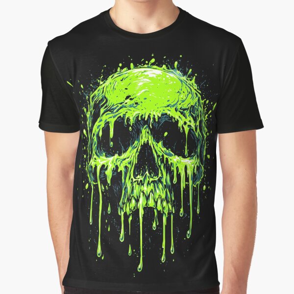 Item preview, Creepy Green Glowing Skull Monster designed and sold by scooterbaby.