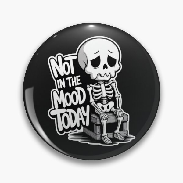 Item preview, Sad Skeleton Cartoon – Sarcastic Mood Humor Art designed and sold by dortmond.