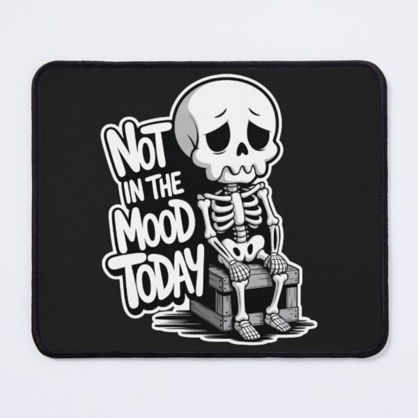 Item preview, Sad Skeleton Cartoon – Sarcastic Mood Humor Art designed and sold by dortmond.