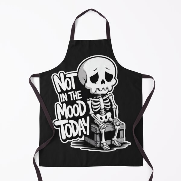 Item preview, Sad Skeleton Cartoon – Sarcastic Mood Humor Art designed and sold by dortmond.