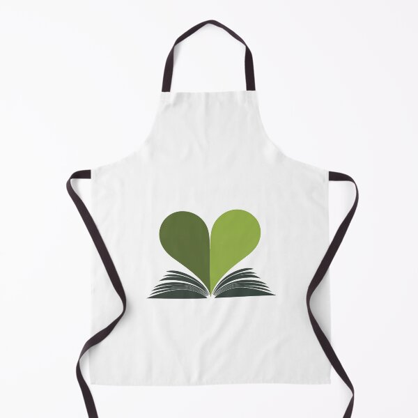 Item preview, Green Heart Reading Escape With Whimsical Bookish Vibes designed and sold by FWLKIT.