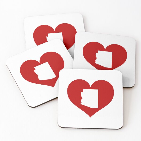 Item preview, Arizona - Heart State Shape designed and sold by chosenhomes.