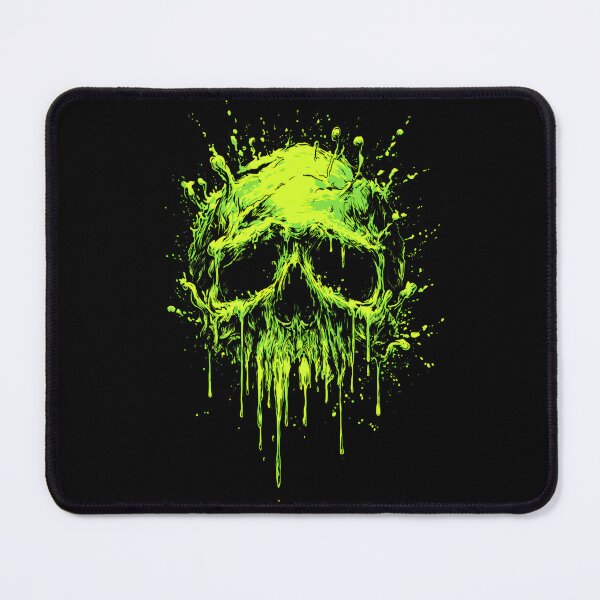 Item preview, Scary Green Glowing Creepy Skull Monster designed and sold by scooterbaby.
