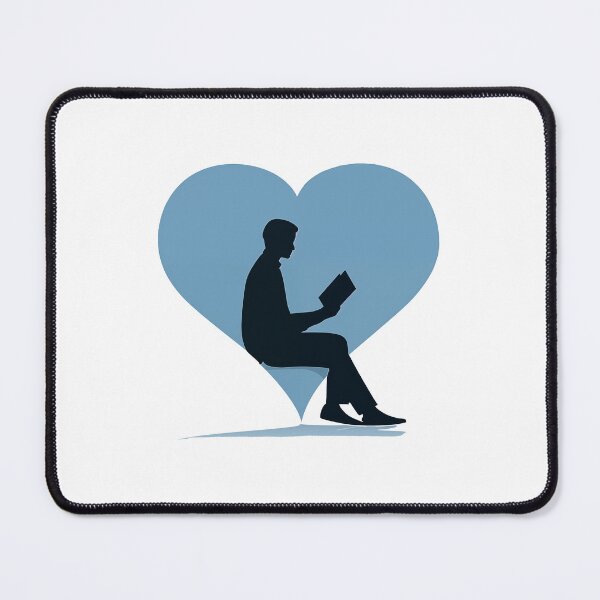 Item preview, Blue Heart Glows With A Midnight Book Lover designed and sold by FWLKIT.