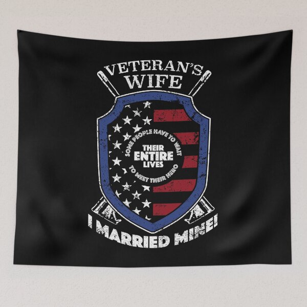 Item preview, Some People Have To Wait To Meet Their Hero I Married Mine Veterans WIFE designed and sold by shoppzee.