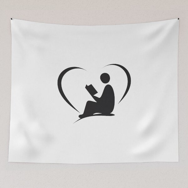 Item preview, Black Heart Gentle Focus Is A Quiet Escape For Readers designed and sold by FWLKIT.
