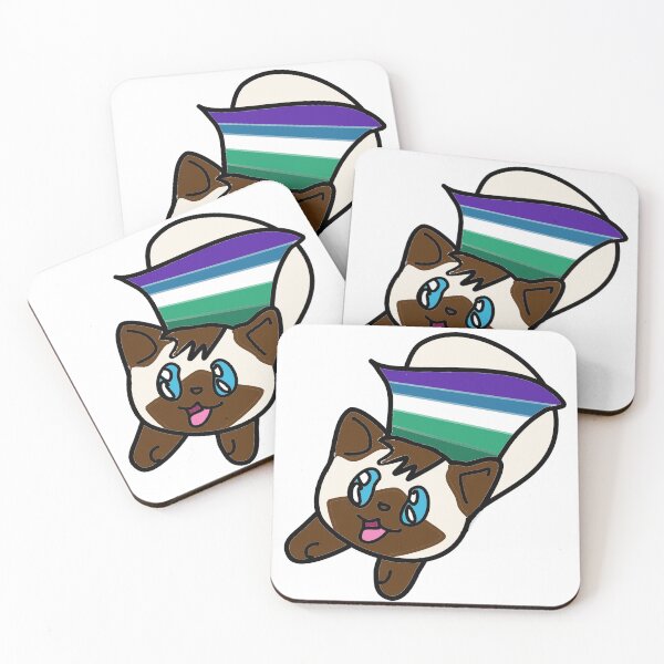 Item preview, Half Cat Super Pride Gay Pride designed and sold by Milk on Cake.