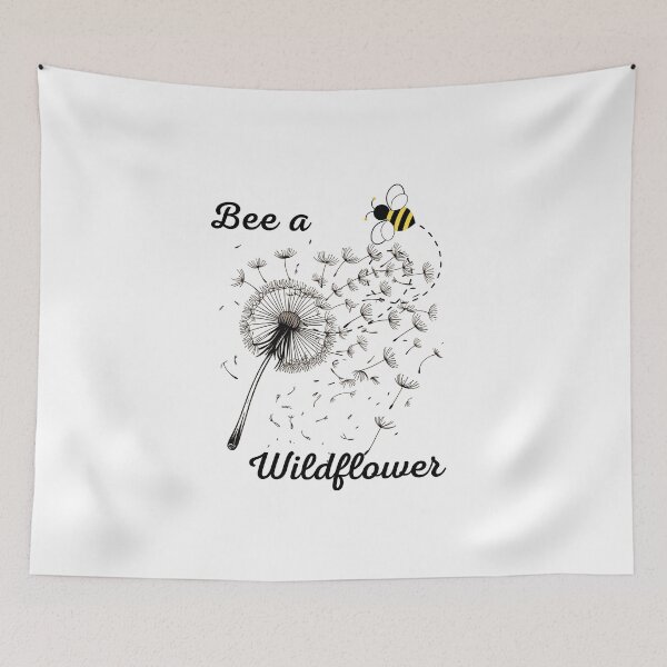 Item preview, Bee a Wildflower Dandelion Troubles Float Away Peace Fun designed and sold by CheryleaDesigns.