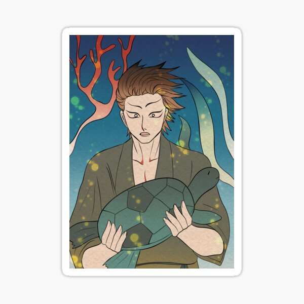 Item preview, “Urashima Tarō: The Japanese Folktale” designed and sold by RebelUkiyo.