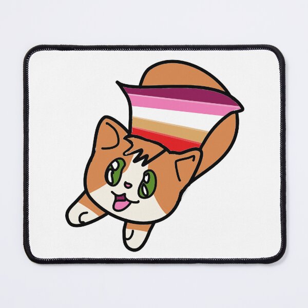 Item preview, Half Cat Super Pride Lesbian Pride designed and sold by Milk on Cake.