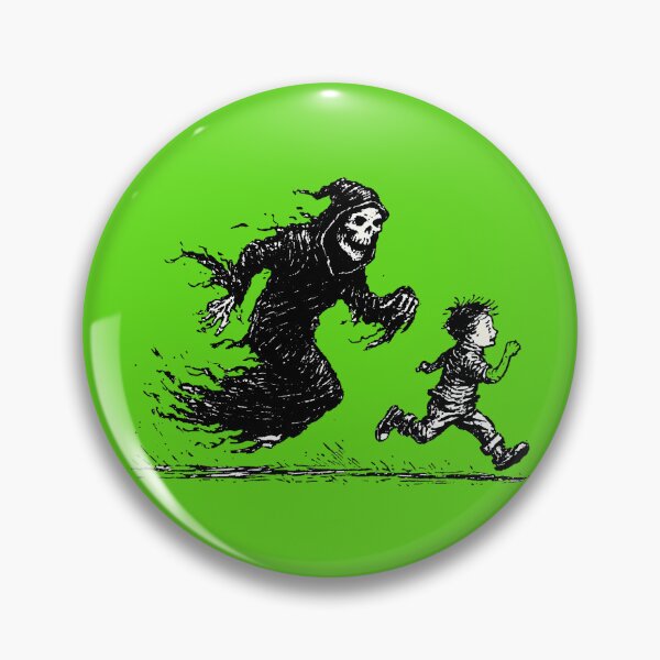Item preview, Terrifying Dreadful Creepy Monster Chasing Little Boy designed and sold by scooterbaby.