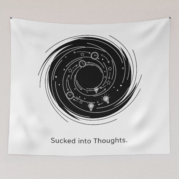 Item preview, Sucked into Thoughts – Black Hole designed and sold by Amir Faysal.