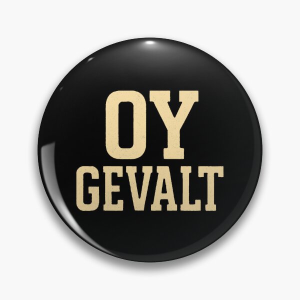 Item preview, Oy Gevalt Retro Design – Classic Yiddish Exasperation Tee for Maximum Drama designed and sold by JRRouse.