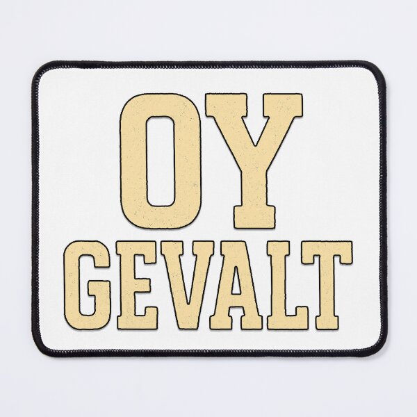Item preview, Oy Gevalt Retro Design – Classic Yiddish Exasperation Tee for Maximum Drama designed and sold by JRRouse.