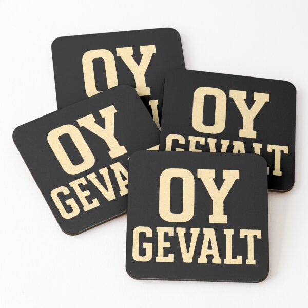 Item preview, Oy Gevalt Retro Design – Classic Yiddish Exasperation Tee for Maximum Drama designed and sold by JRRouse.