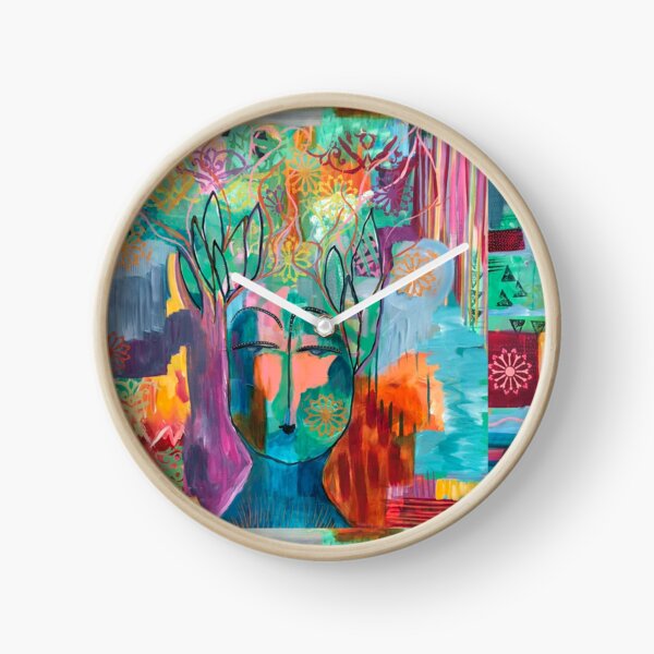 Perfect In All her Imperfections Clock