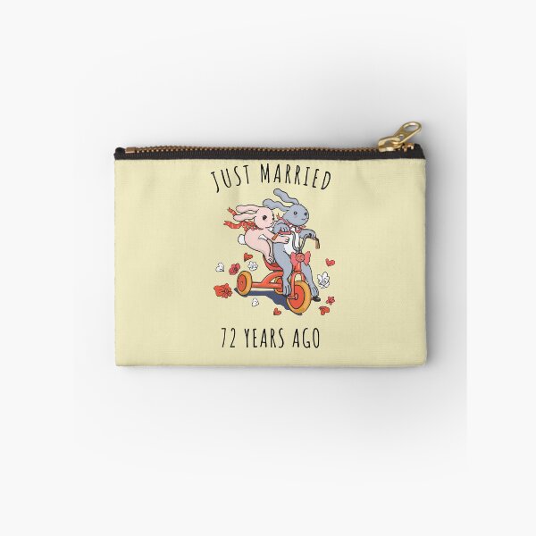 Item preview, Just Married 72 Years Ago - 72nd Anniversary Couple Bunnies Tee, Phone Cases And Other Gifts designed and sold by MemWear.